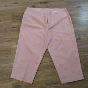 Merona Capri Pink Corduroy Pants Capri Tailored Fit